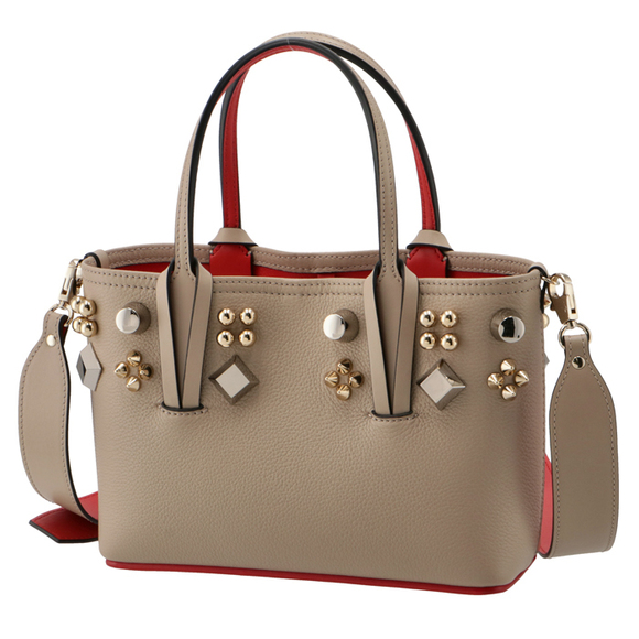 Christian Louboutin Tote Bag Cabata Mini Beige - Picture 2 of 9